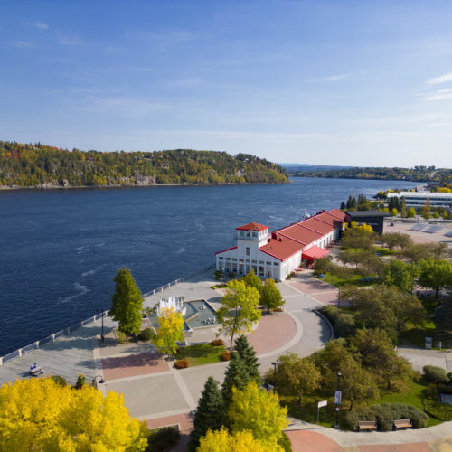 Zone portuaire de Chicoutimi à Saguenay