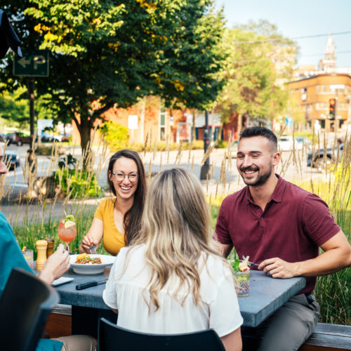 Terrasse centre-ville Chicoutimi, ville de Saguenay